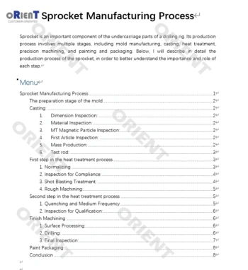 Advantages of the Piling machine Sprocket Manufacturing Process