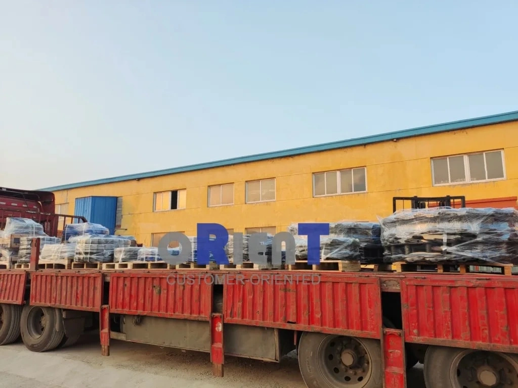 Drilling Rig and Mining Excavator Undercarriage Parts Shipment