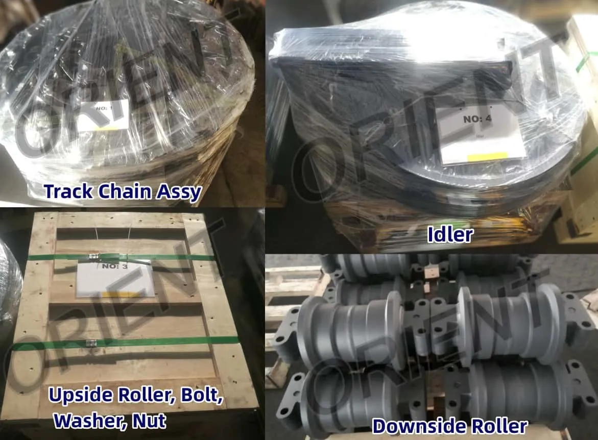 Shipment of Bauer BG36 Rotary Drilling Rig Undercarriage Parts