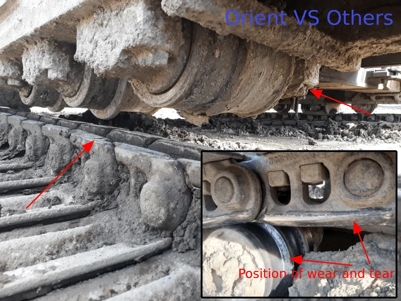 Three years of use and still as good as new: the excellent performance of our products on our customers’ rotary drilling rigs