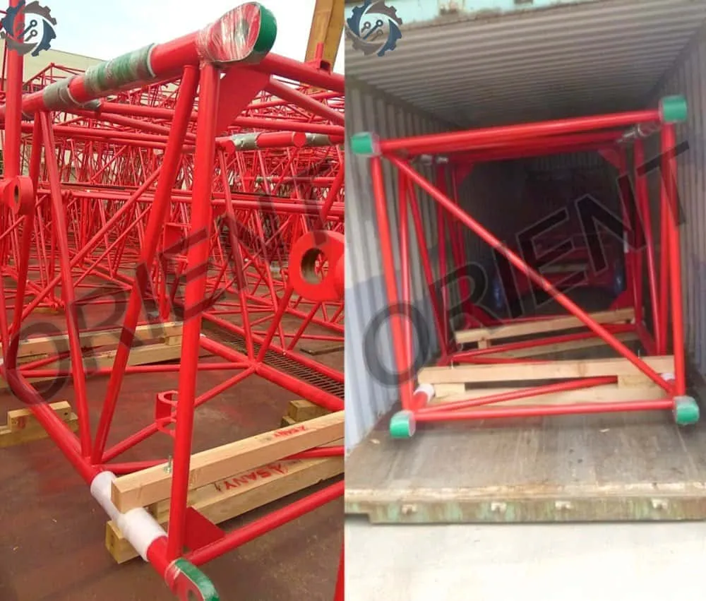Shipment of SANY SCC1000C Lattice Boom Section