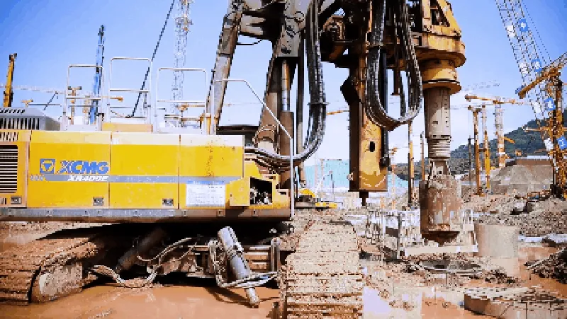 More Than 30 XCMG Rotary Drilling Rigs Entering Chongqing Traffic Hub Project