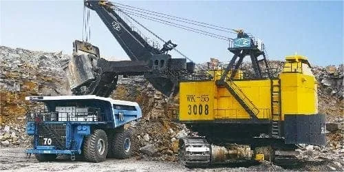 The World Giant Electric Rope Shovel TZCO WK-55